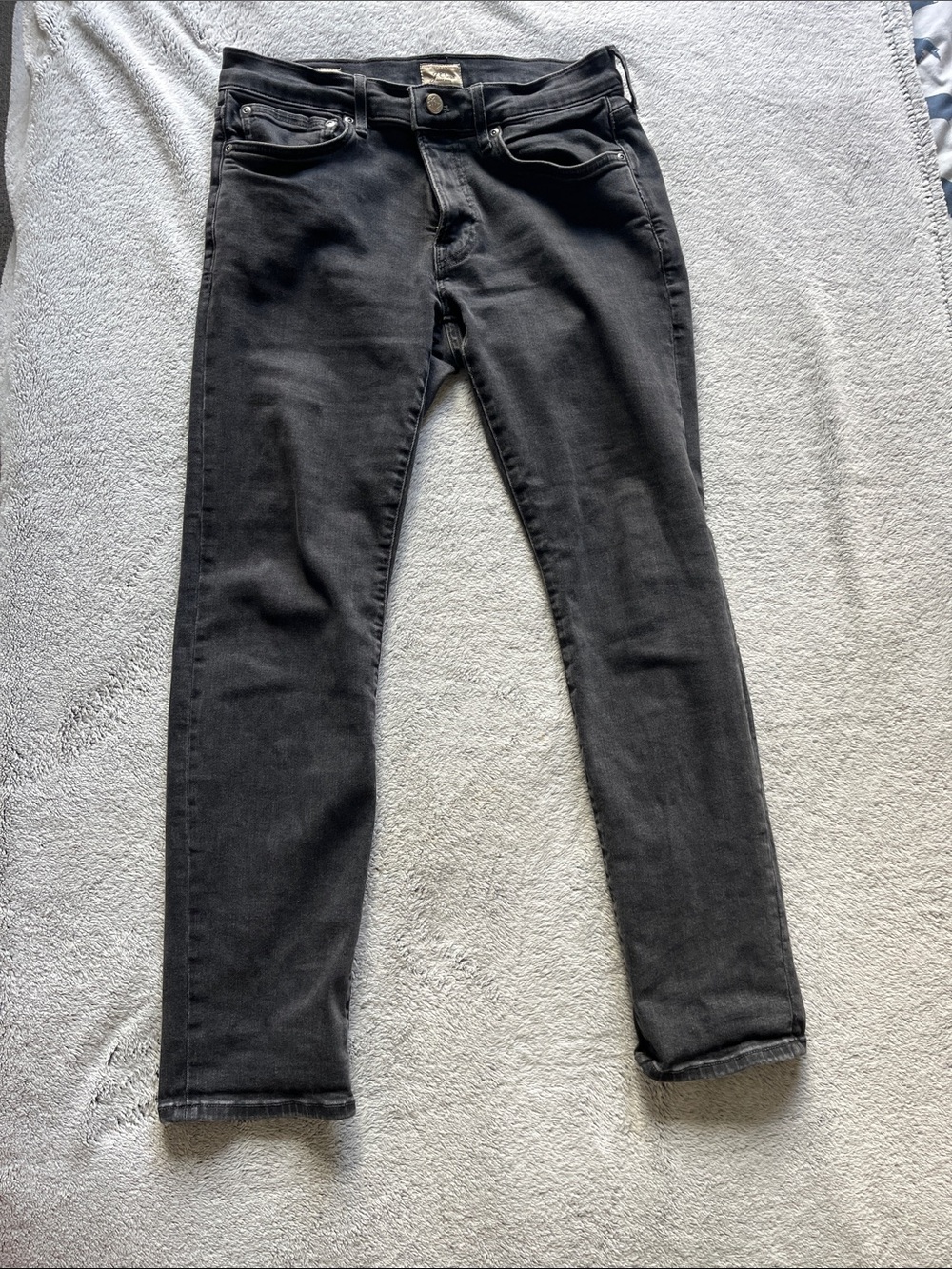 J. Crew Men's 484 Jeans in charcoal